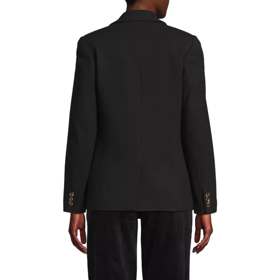 Women's Brushed Ponte Traditional Blazer