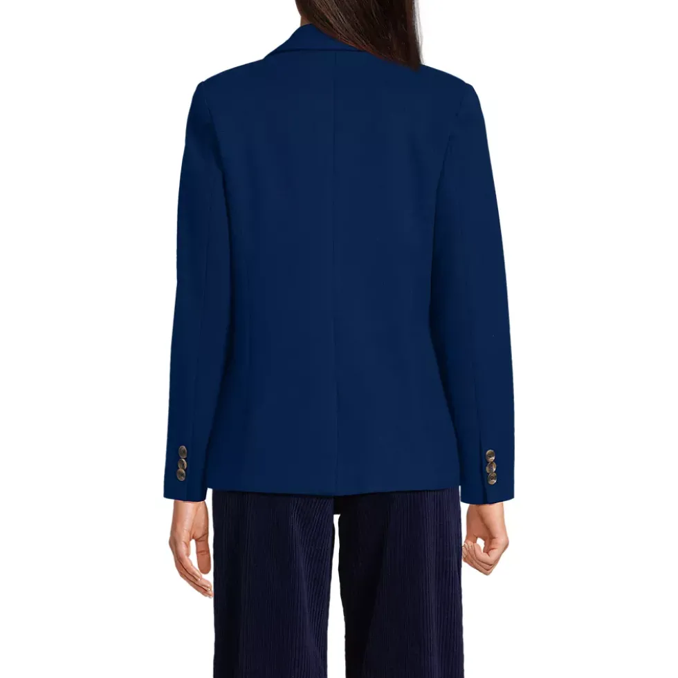 Women's Brushed Ponte Traditional Blazer