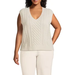 Women's Cable Vest Sweater