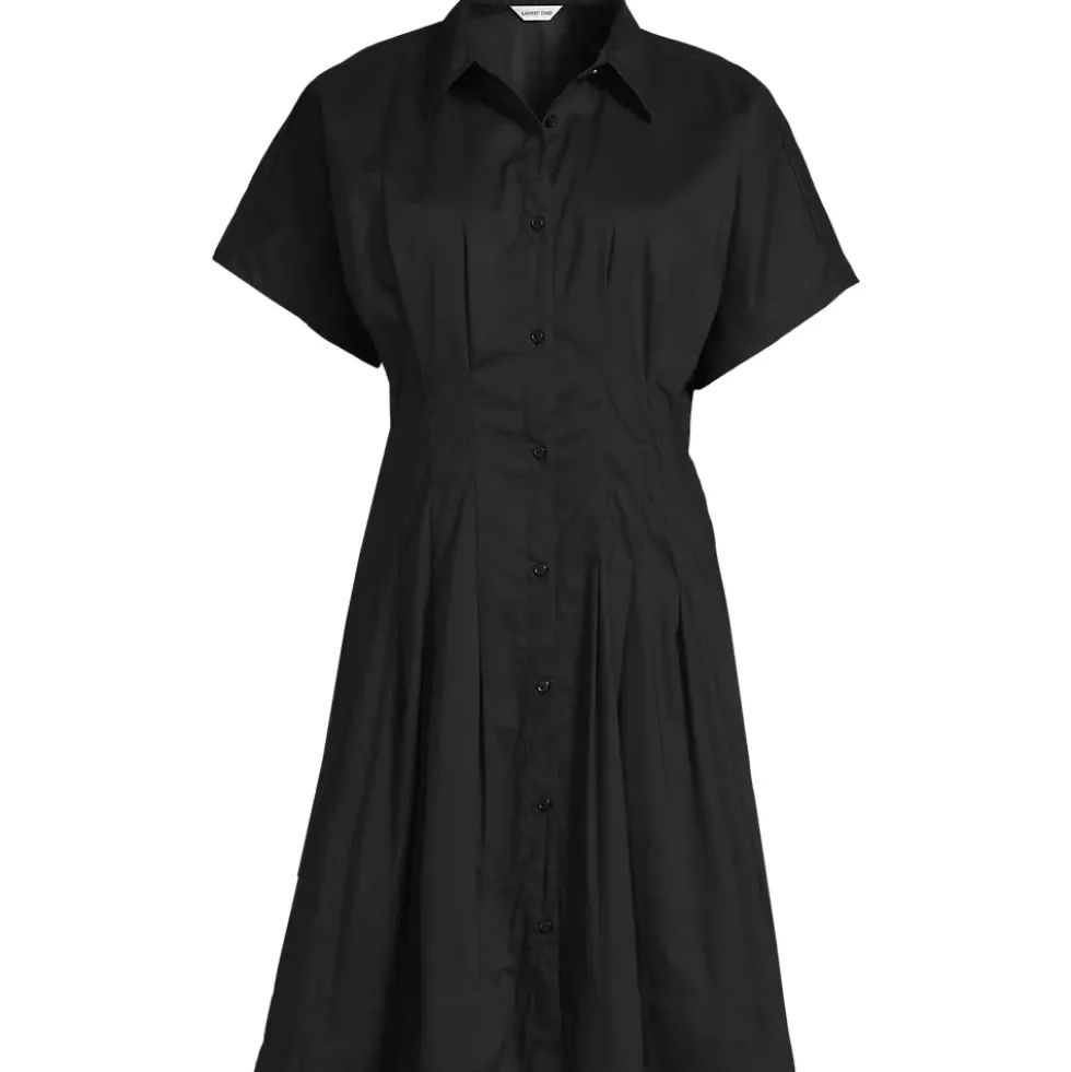 Women's Cambric Above the Knee Shirt Dress