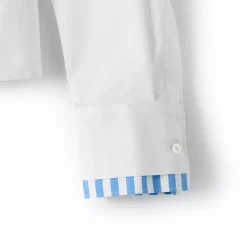 Women's Carefree Cotton Shirt with Removable Bow
