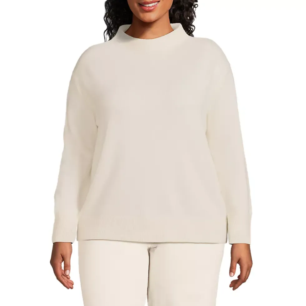 Women's Cashmere Funnel Neck Sweater