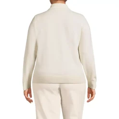 Women's Cashmere Johnny Collar Sweater