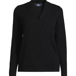 Women's Cashmere Long Sleeve Wrap Sweater