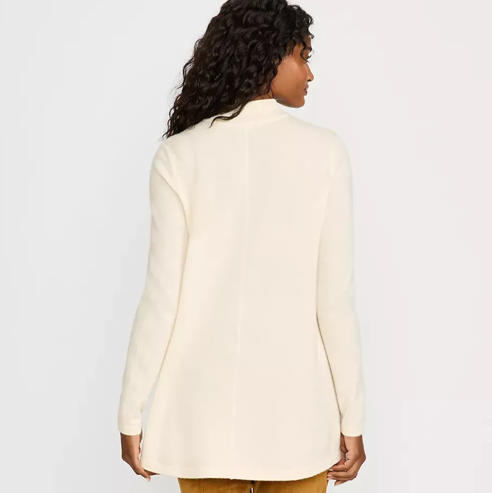 Women's Cashmere Mock Neck Swing Tunic Sweater