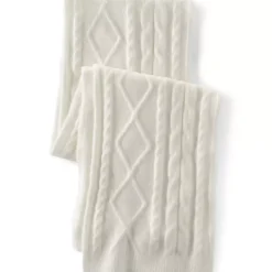 Women's CashTouch Cable Knit Scarf