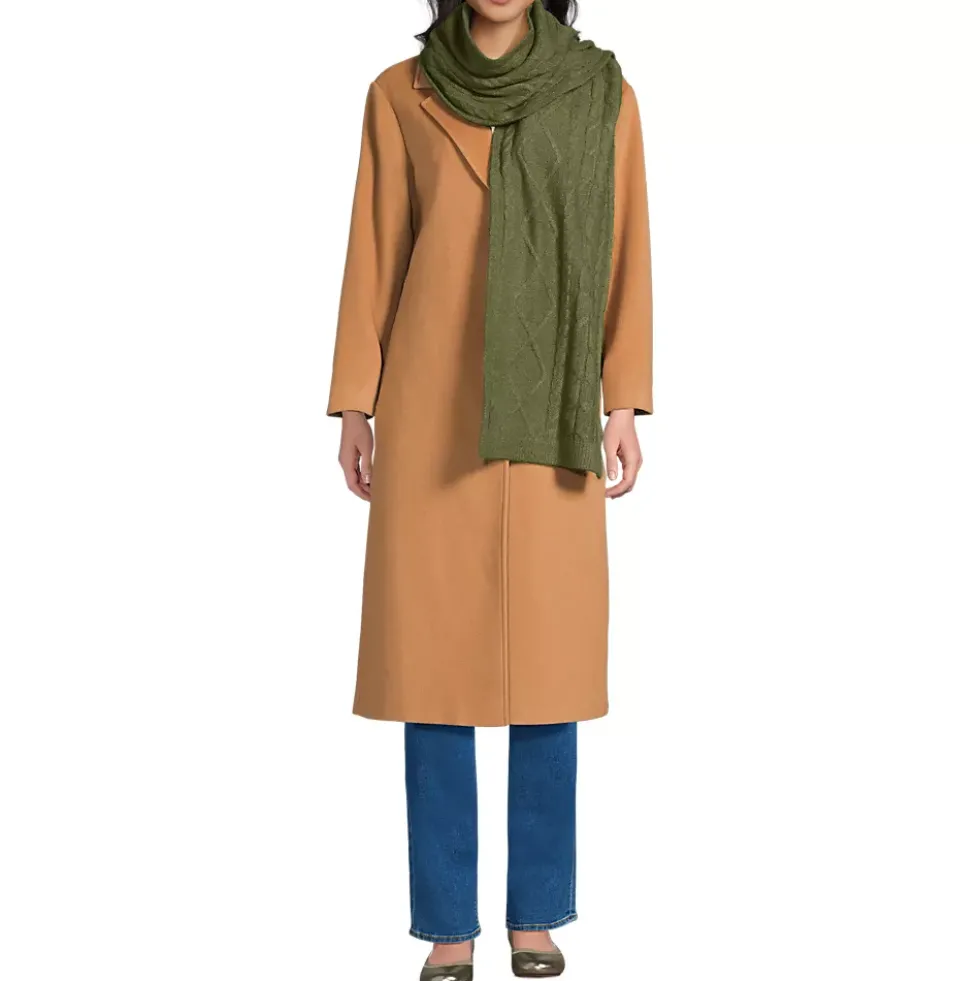 Women's CashTouch Cable Knit Scarf