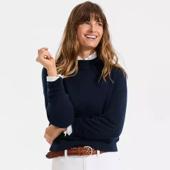 Women's CashTouch Drop Shoulder Mock Neck Sweater