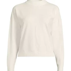 Women's CashTouch Drop Shoulder Mock Neck Sweater