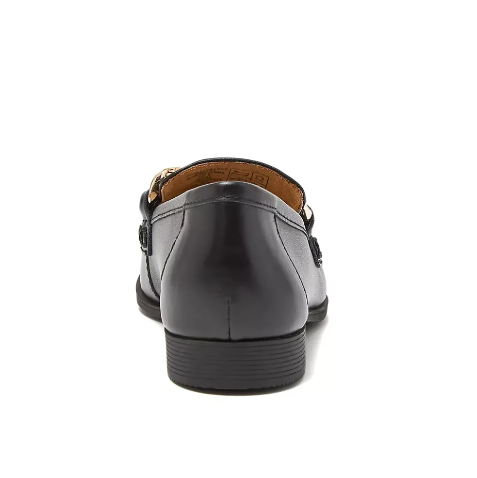 Women's Chain Leather Loafers