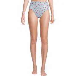 Women's Cheeky High Waisted Bikini Bottoms