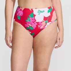 Women's Cheeky High Waisted Bikini Bottoms