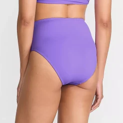 Women's Cheeky High Waisted Bikini Bottoms