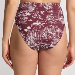 Women's Cheeky High Waisted Bikini Bottoms