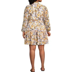 Women's Chiffon Above the Knee Adjustable Dress