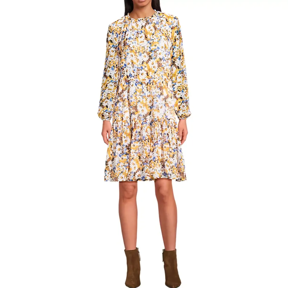 Women's Chiffon Above the Knee Adjustable Dress