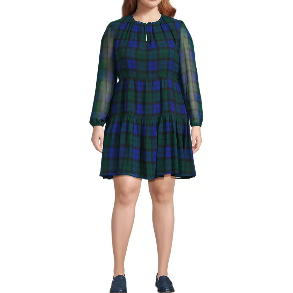 Women's Chiffon Above the Knee Adjustable Dress