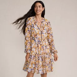 Women's Chiffon Above the Knee Adjustable Dress