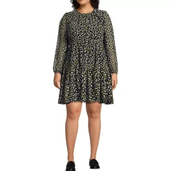 Women's Chiffon Above the Knee Adjustable Dress