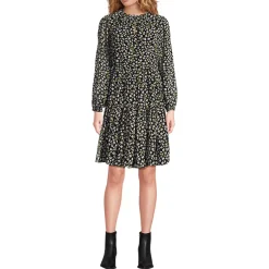 Women's Chiffon Above the Knee Adjustable Dress