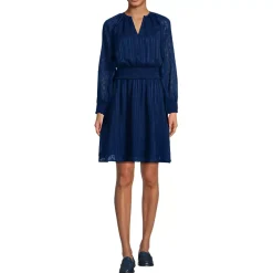 Women's Chiffon Clip Dot Dress