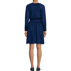 Women's Chiffon Clip Dot Dress