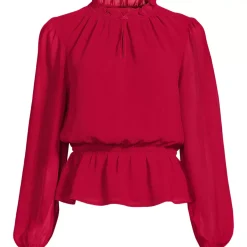Women's Chiffon Peplum Top