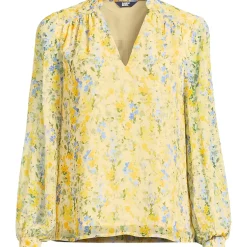 Women's Chiffon Removable Tie Neck Blouse
