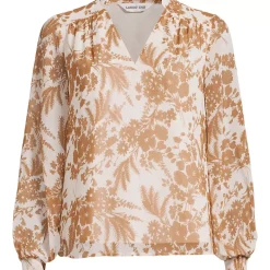 Women's Chiffon Removable Tie Neck Blouse