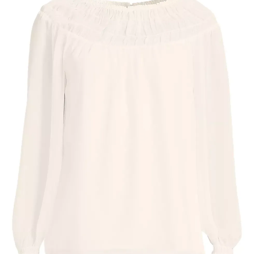 Women's Chiffon Scoop Neck Blouse