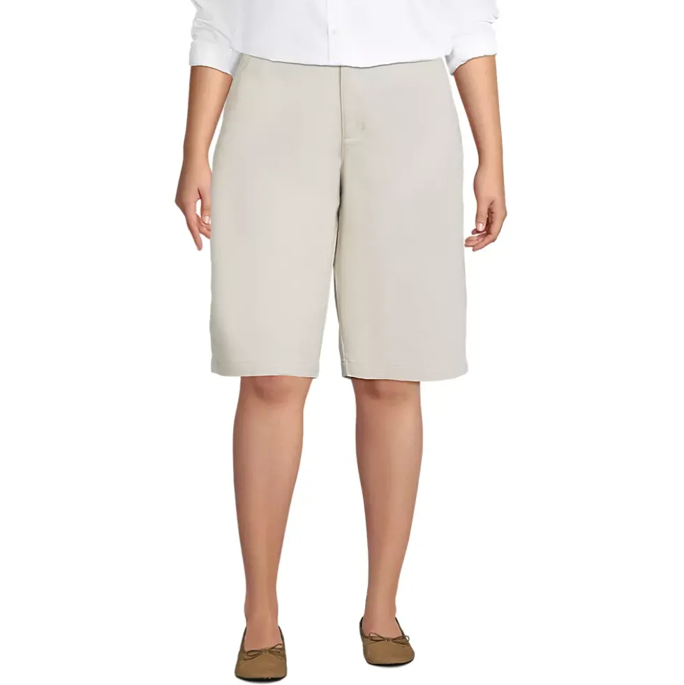 Women's Chino Fixed Waistband 12" Shorts