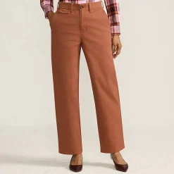 Women's Chino High Rise Rail Straight Leg Pants