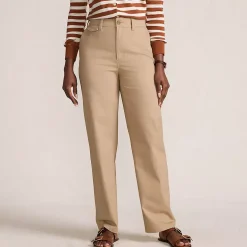 Women's Chino High Rise Rail Straight Leg Pants