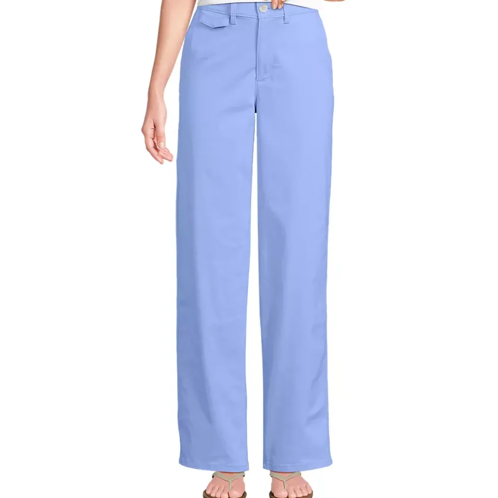 Women's Chino High Rise Rail Straight Leg Pants