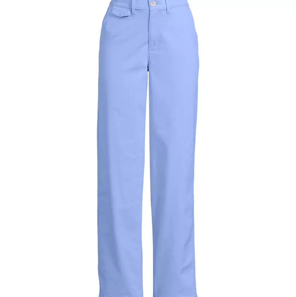 Women's Chino High Rise Rail Straight Leg Pants