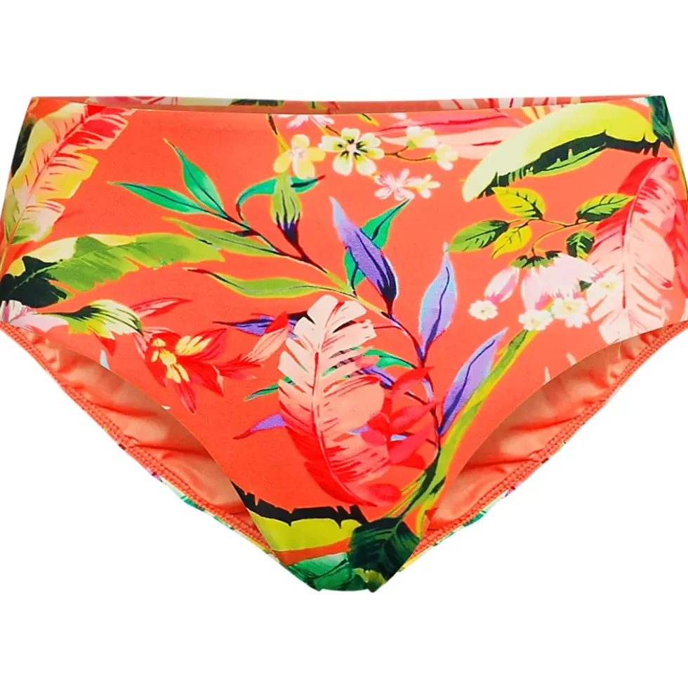 Women's Chlorine Resistant Classic Mid Waist Bikini Bottoms