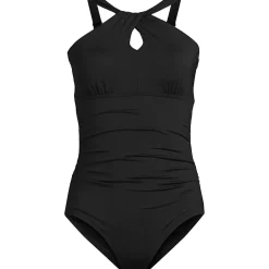 Women's Chlorine Resistant High Neck Multi Way One Piece Swimsuit