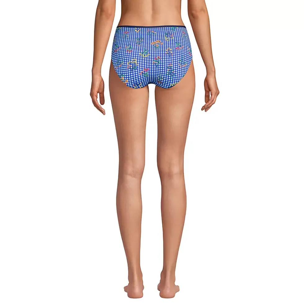 Women's Chlorine Resistant Reversible High Waisted Bikini Bottoms