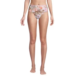 Women's Chlorine Resistant Reversible High Waisted Bikini Bottoms