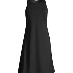 Women's Chlorine Resistant Scoop Neck Dresskini Swim Cover-up Dress No Panty