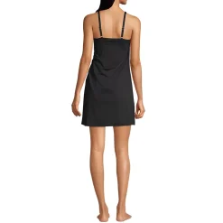 Women's Chlorine Resistant Sweetheart Swim Dress One Piece Swimsuit