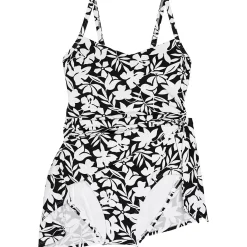 Women's Chlorine Resistant Sweetheart Swim Dress One Piece Swimsuit