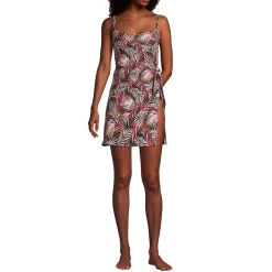 Women's Chlorine Resistant Sweetheart Swim Dress One Piece Swimsuit