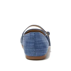 Women's Classic Raffia Mary Jane Flats