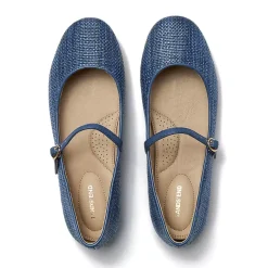 Women's Classic Raffia Mary Jane Flats