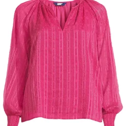 Women's Clip Dot Chiffon Blouse