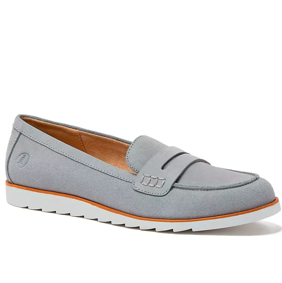 Women's Comfort Lug Sole Suede Loafers