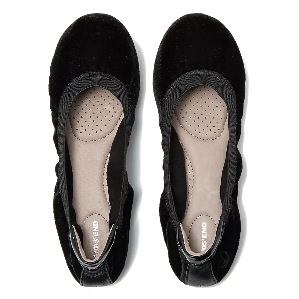 Women's Comfort Slip On Velvet Ballet Flats