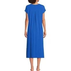 Women's Cooling Cap Sleeve Midi Nightgown