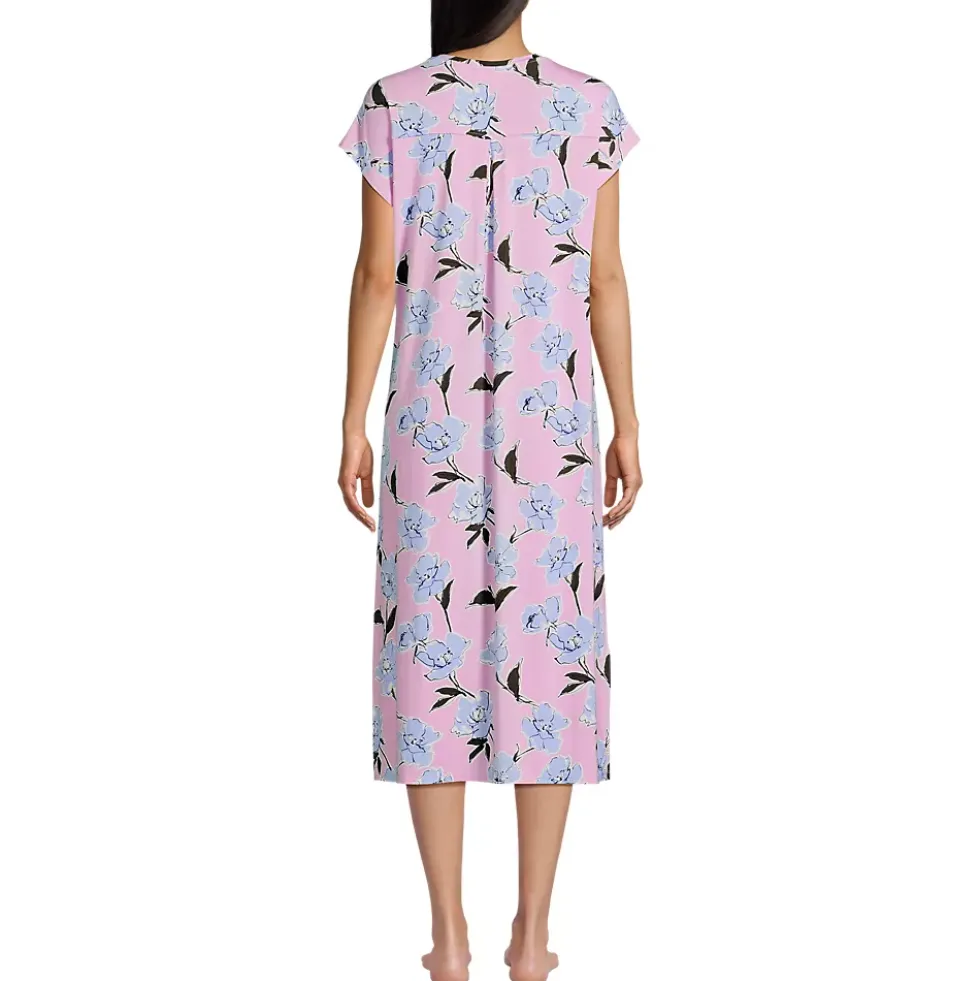 Women's Cooling Cap Sleeve Midi Nightgown